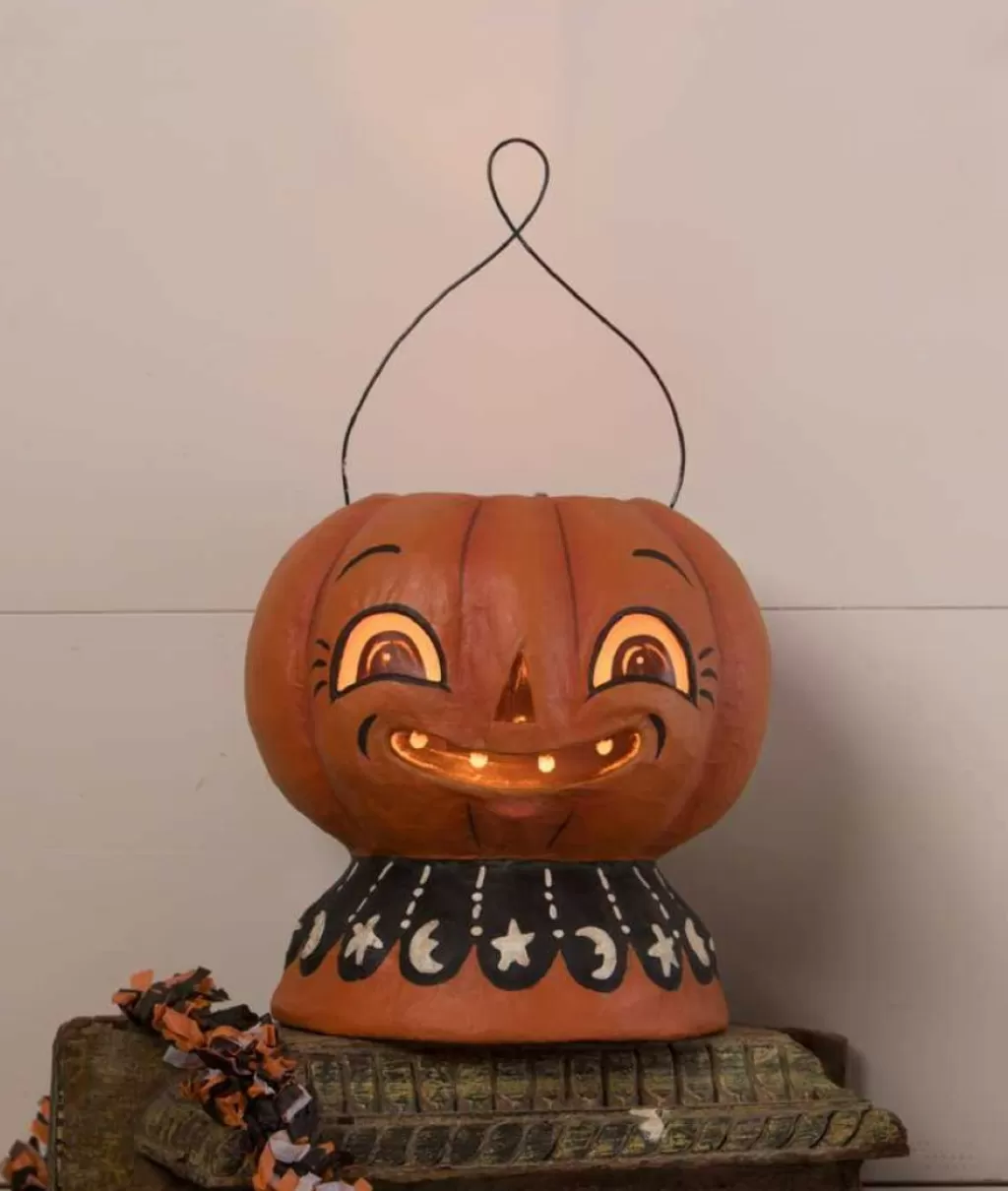 Bethany Lowe Jp0385 - Magic Pumpkinny Lantern Paper Mache Cheap