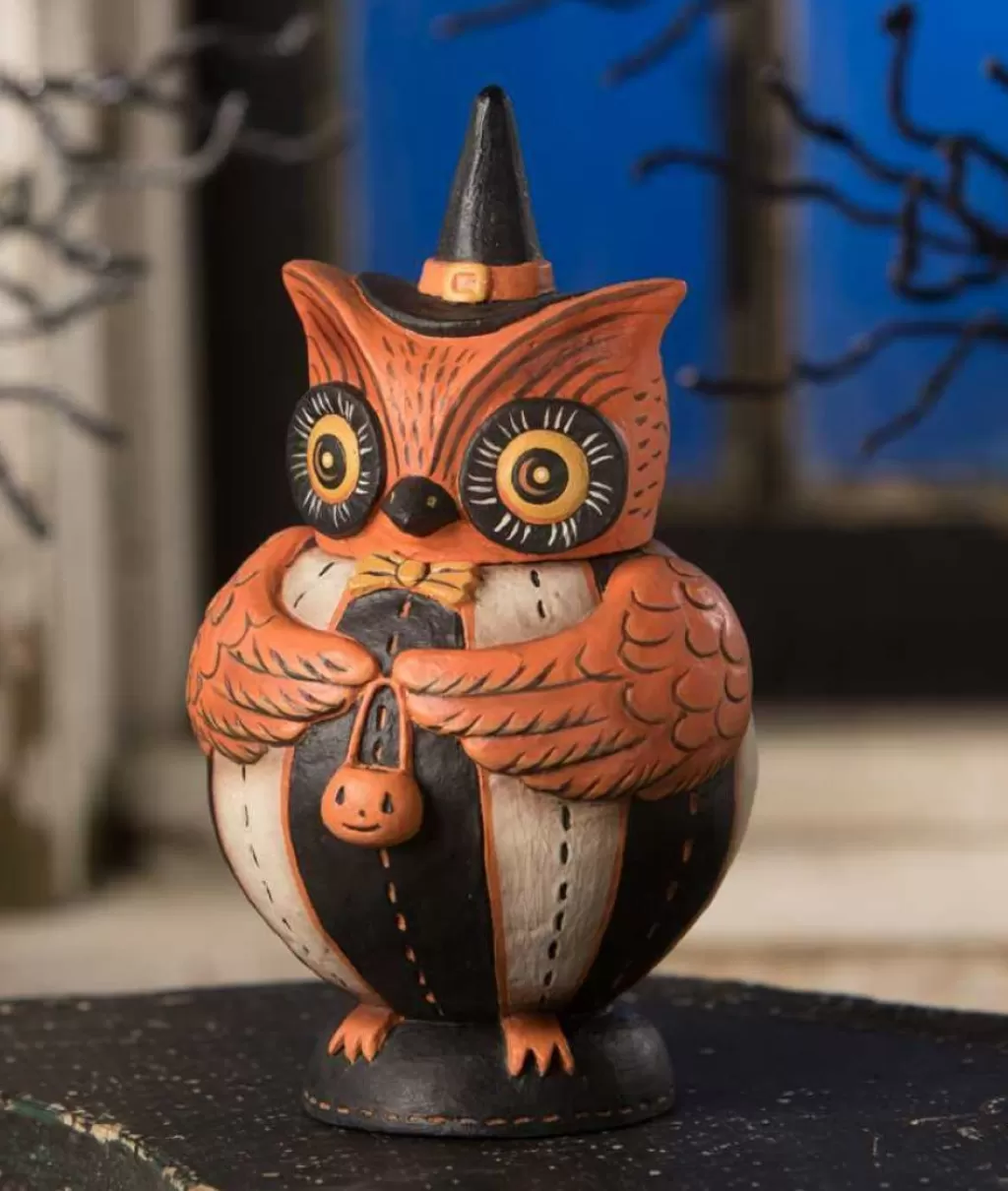 Bethany Lowe Jp9238 - Owlster Hoots Spooks Jar Discount