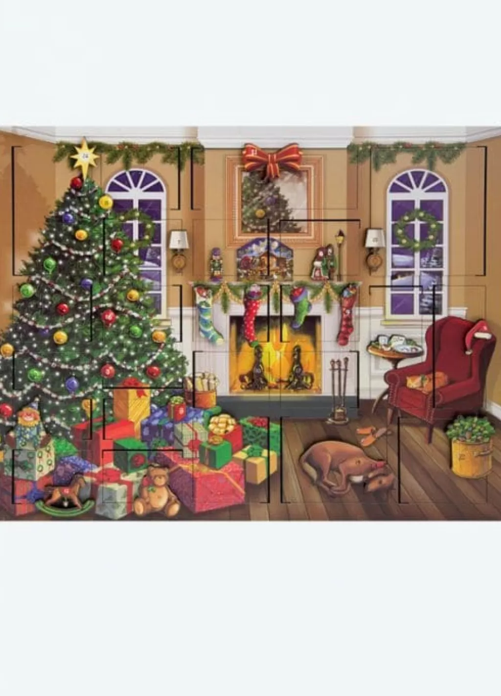 Byers Choice Byers'Choice Christmas Tree Advent Calendar Ac03Bs Shop