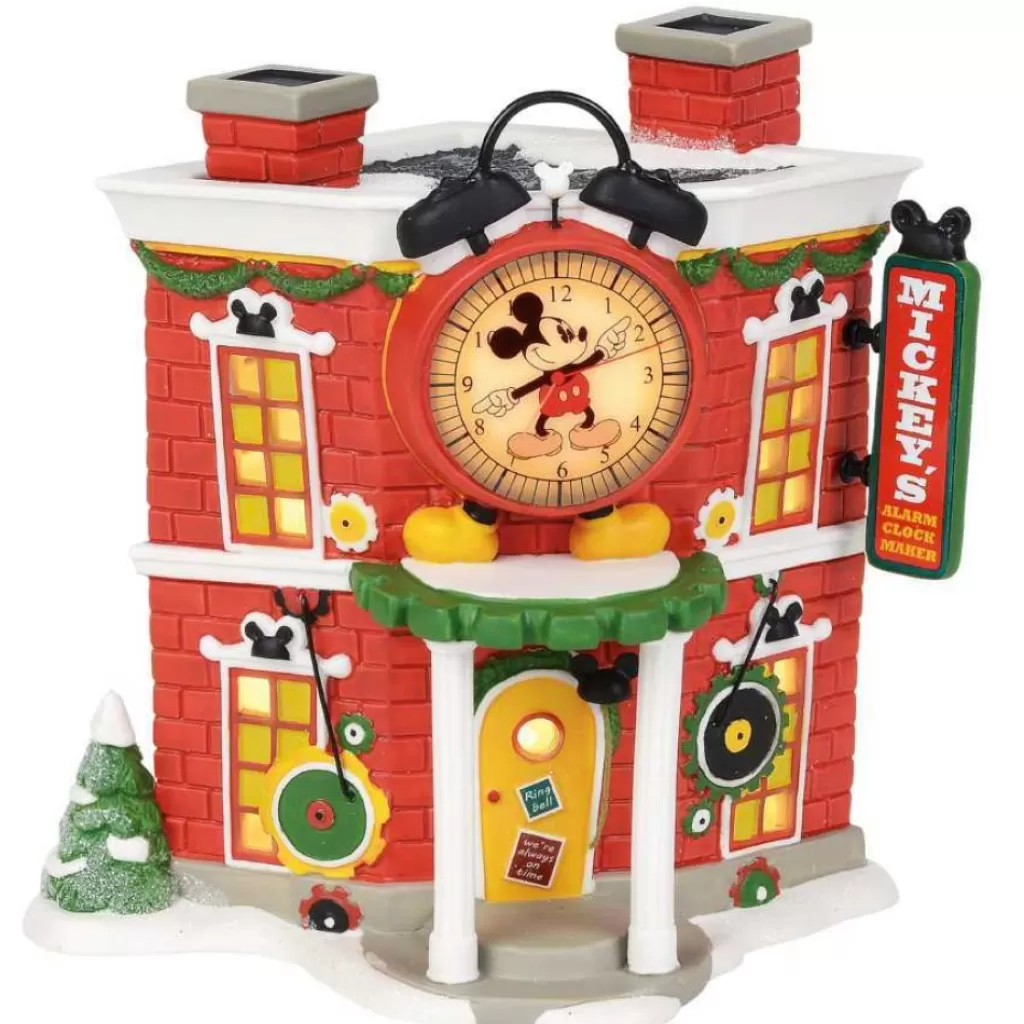 Department56 Disney Mickeys Alarm Clock Shop Eu A30082 Fashion