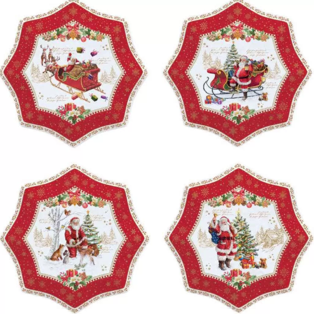 Easy Life Tableware Set 4 Porcelain Dessert Plates 16 Cm Store