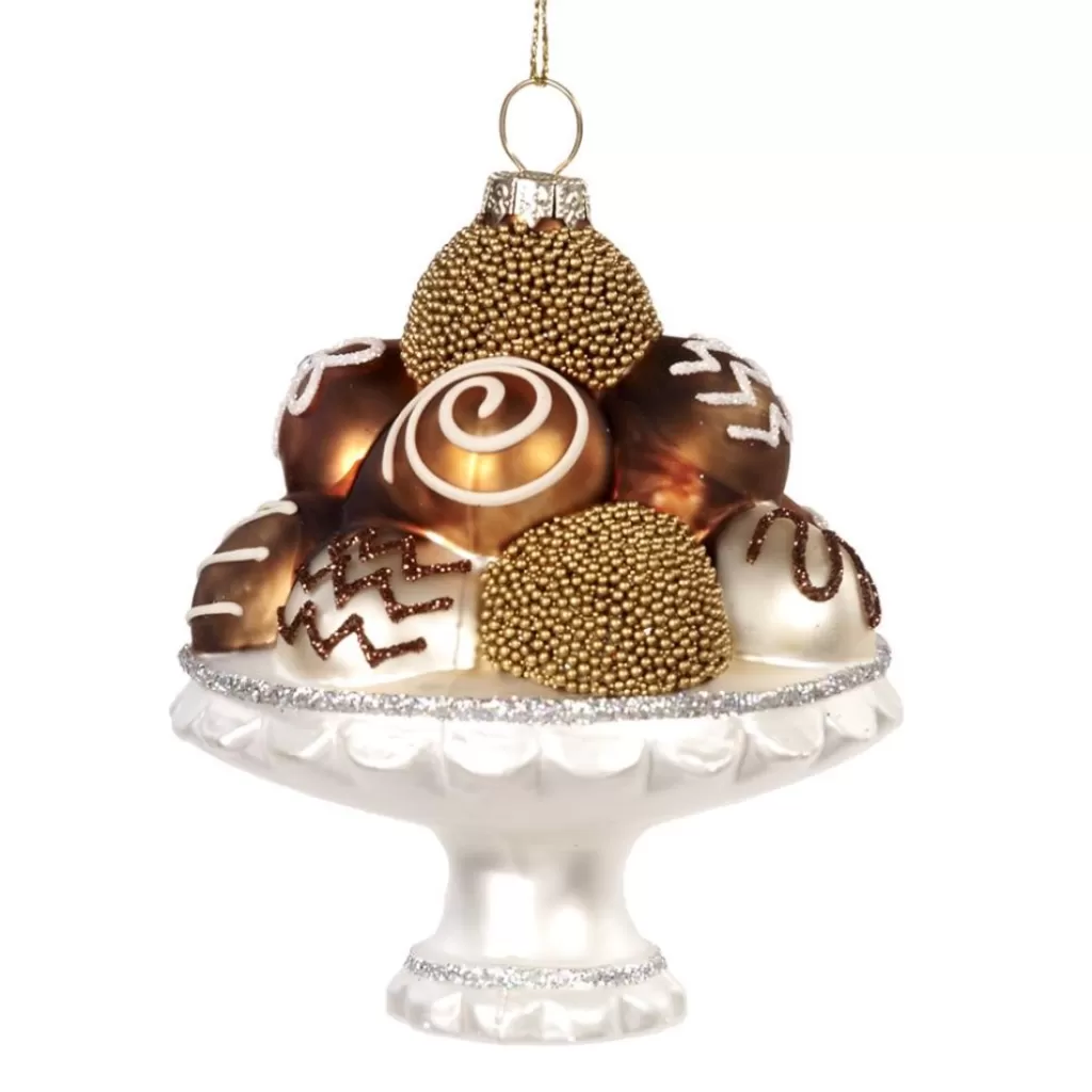 Goodwill Glass Chocolates On Stand Ornament Tr 27422 Discount