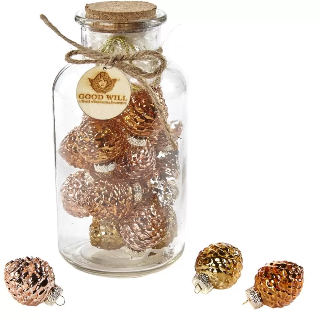 Goodwill Glass Pinecone Ornament In Bottle Mc 18135 Discount