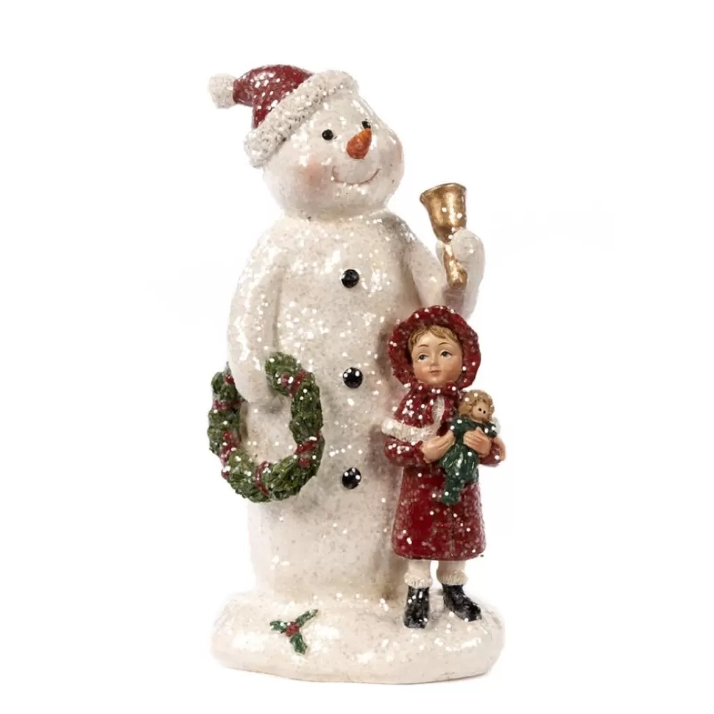 Goodwill Glitter Ice Snowman With Girl S 30103 Clearance