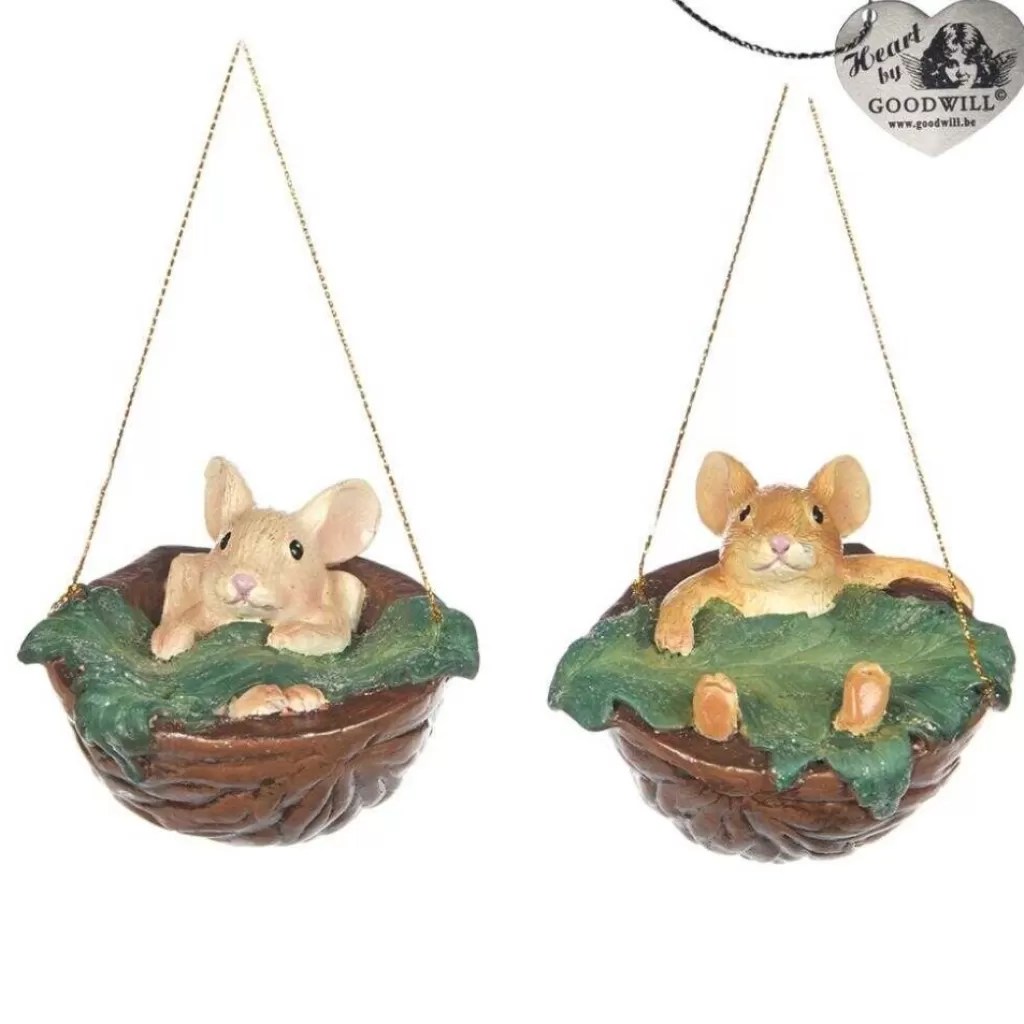 Goodwill Goodill Belgium 2020 B 94502 Woodland Mouse In Nut Bed 2 Assorted Hot
