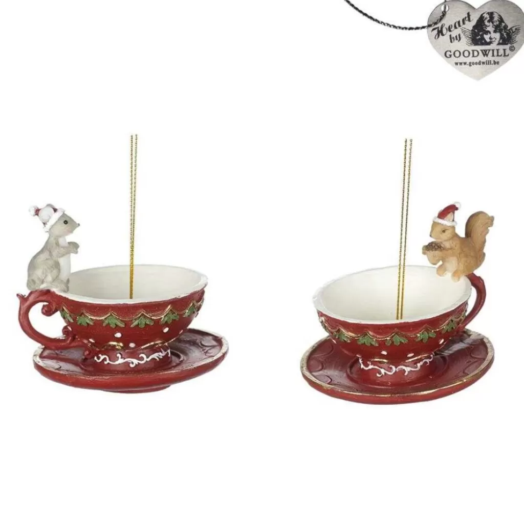 Goodwill Goodill Belgium 2020 Mc 35002 Xmas Mouse Squirrel On Cup 2 Assorted Fashion