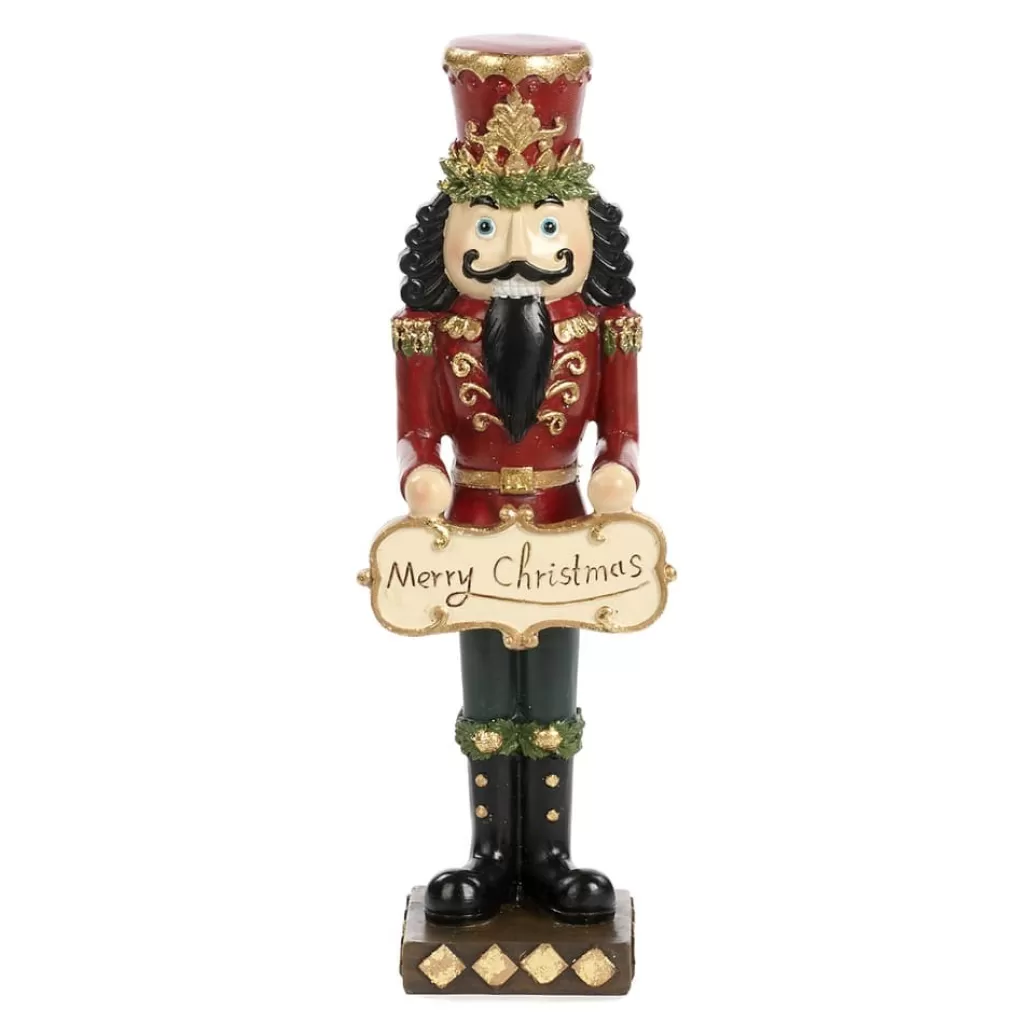 Goodwill Belgium Mc 36463 Nutcracker With Merry Christmas Sign Shop