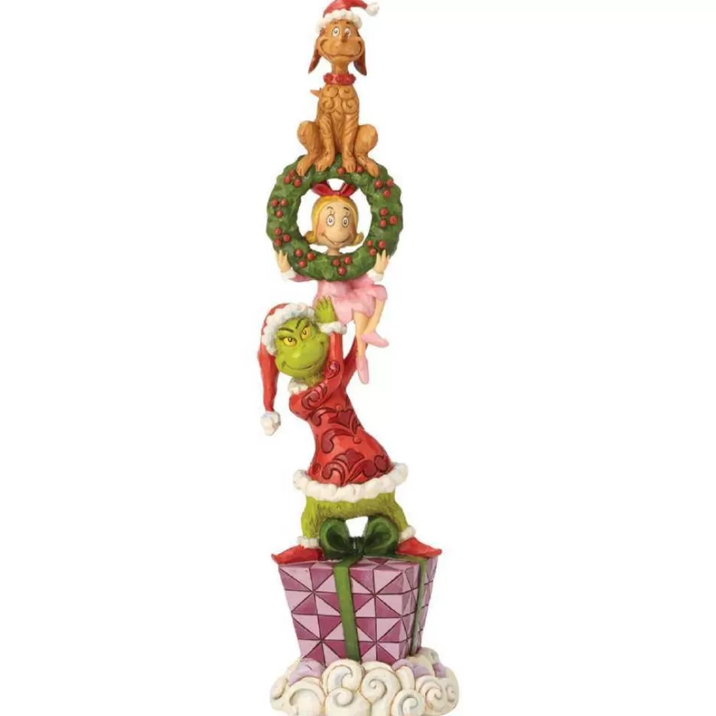 Jim Shore 6002066 Stacked Grinch Characters Figurine Discount