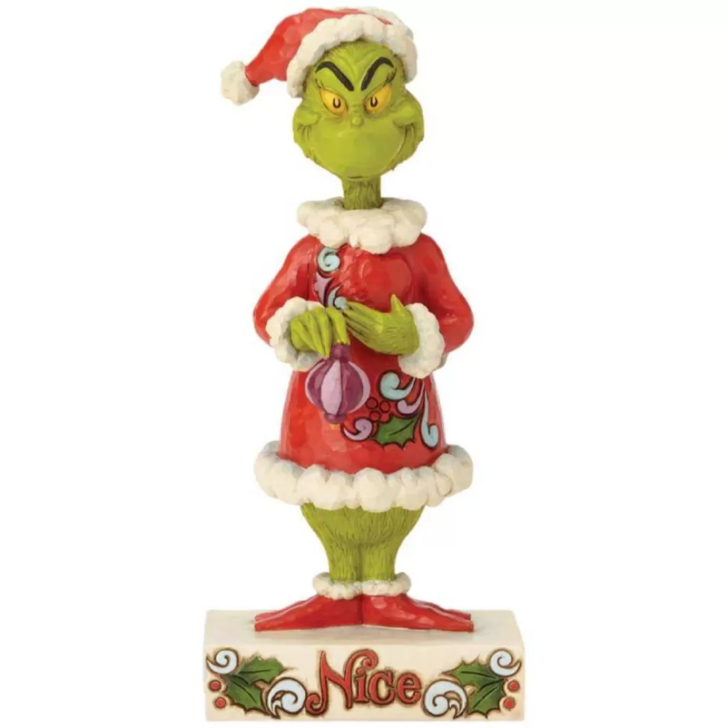 Jim Shore 6002068 Two-Sided Naughty/Nice Grinch Figurine Cheap