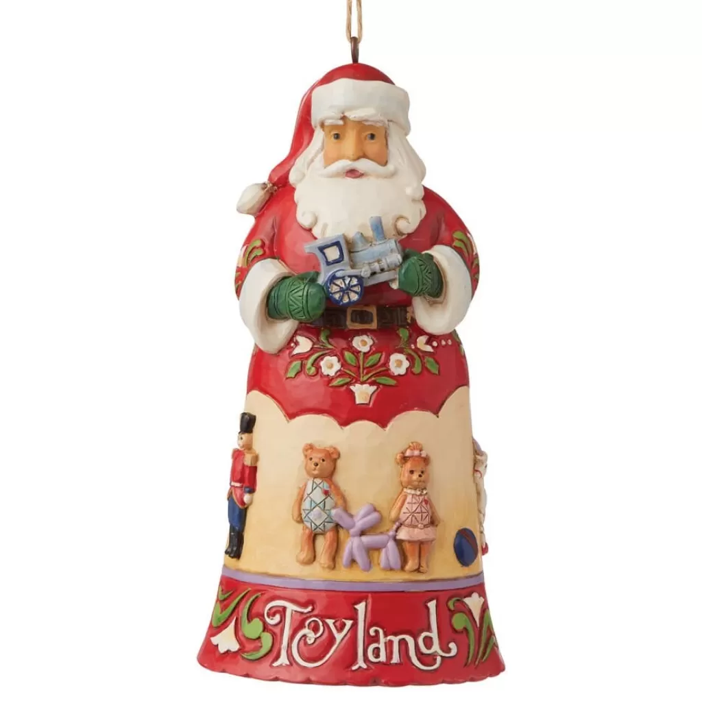 Jim Shore 6009457 Toyland Santa Hanging Ornament Shop