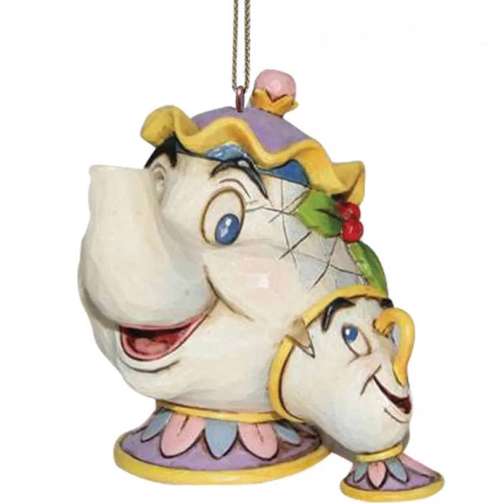 Jim Shore A21431 Mrs Potts & Chip Hanging Ornament Cheap