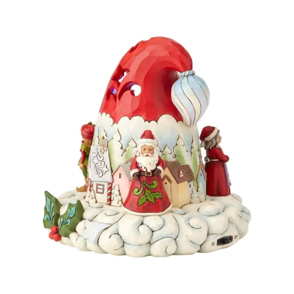 Jim Shore Hats Off To Christmas Magic (Lighted Santa Hat) 4060107 Cheap
