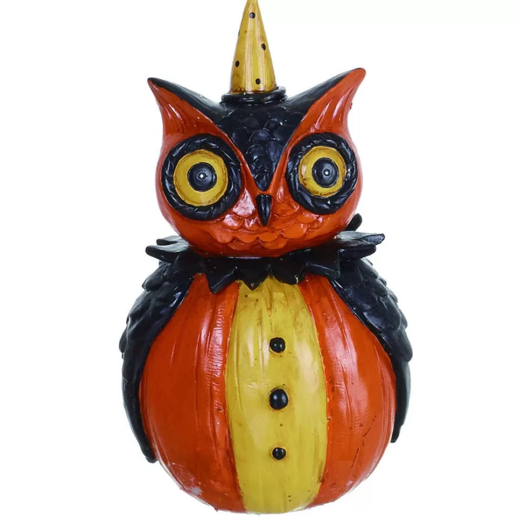 Johanna Parker Halloween Transpac Res Pumpkin Peeps Owl J7279 Clearance