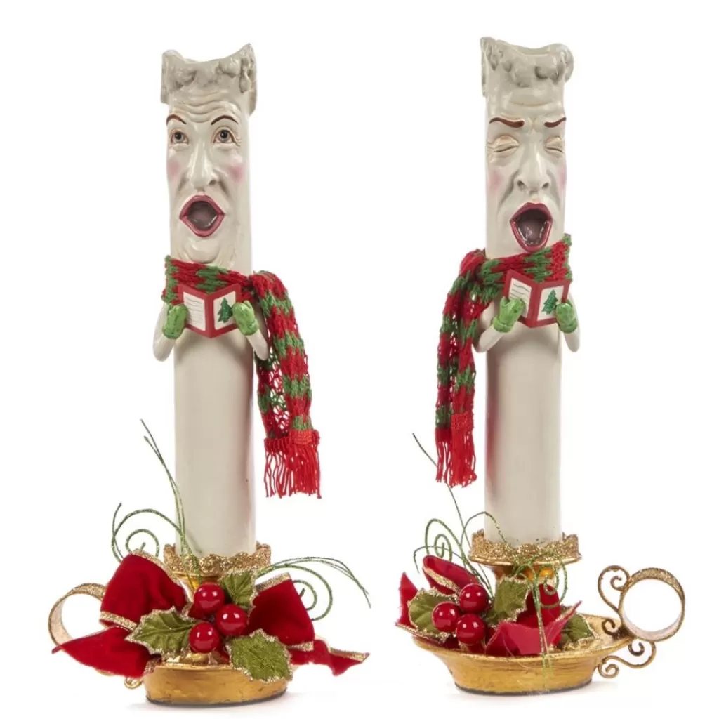 Katherine Collection Katherine's Collection Xmas Caroling Candle 2 Assorted 28-828336 28-828336 Hot