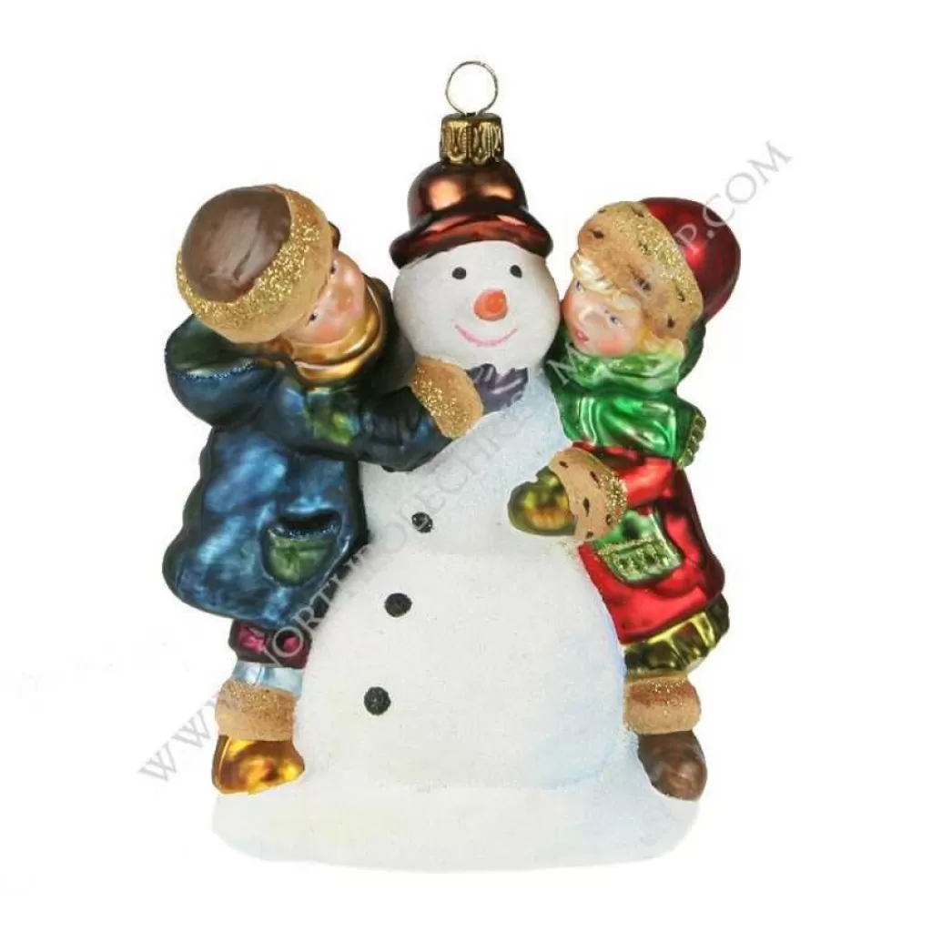 Komozja Famiily Komozja Family Mostowski Children With Snowman Store