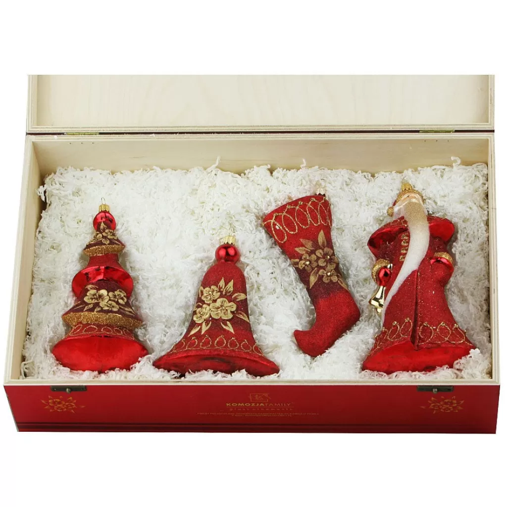 Komozja Famiily Komozja Family Mostowski Red Ornaments Collection 5103-2 Store