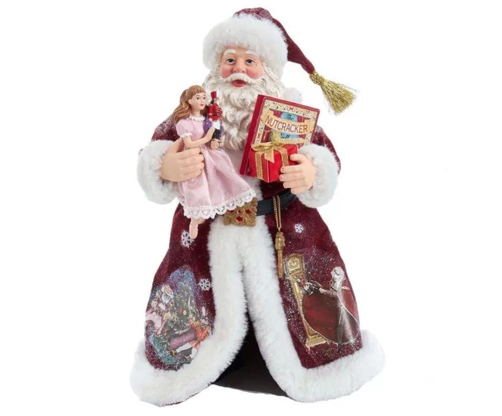 Kurt Adler 11.5" Fabriche Musical Nutcracker Santa Fa0139 Fashion