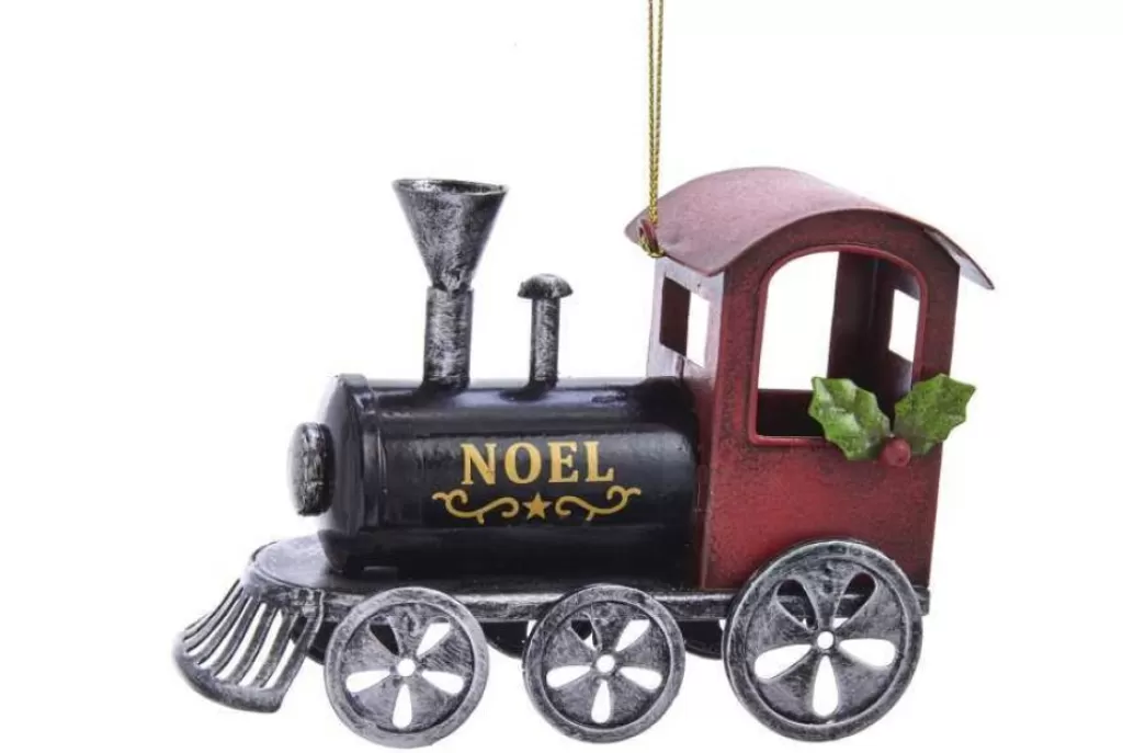 Kurt Adler D3663 Metal Locomotive Train Ornament New