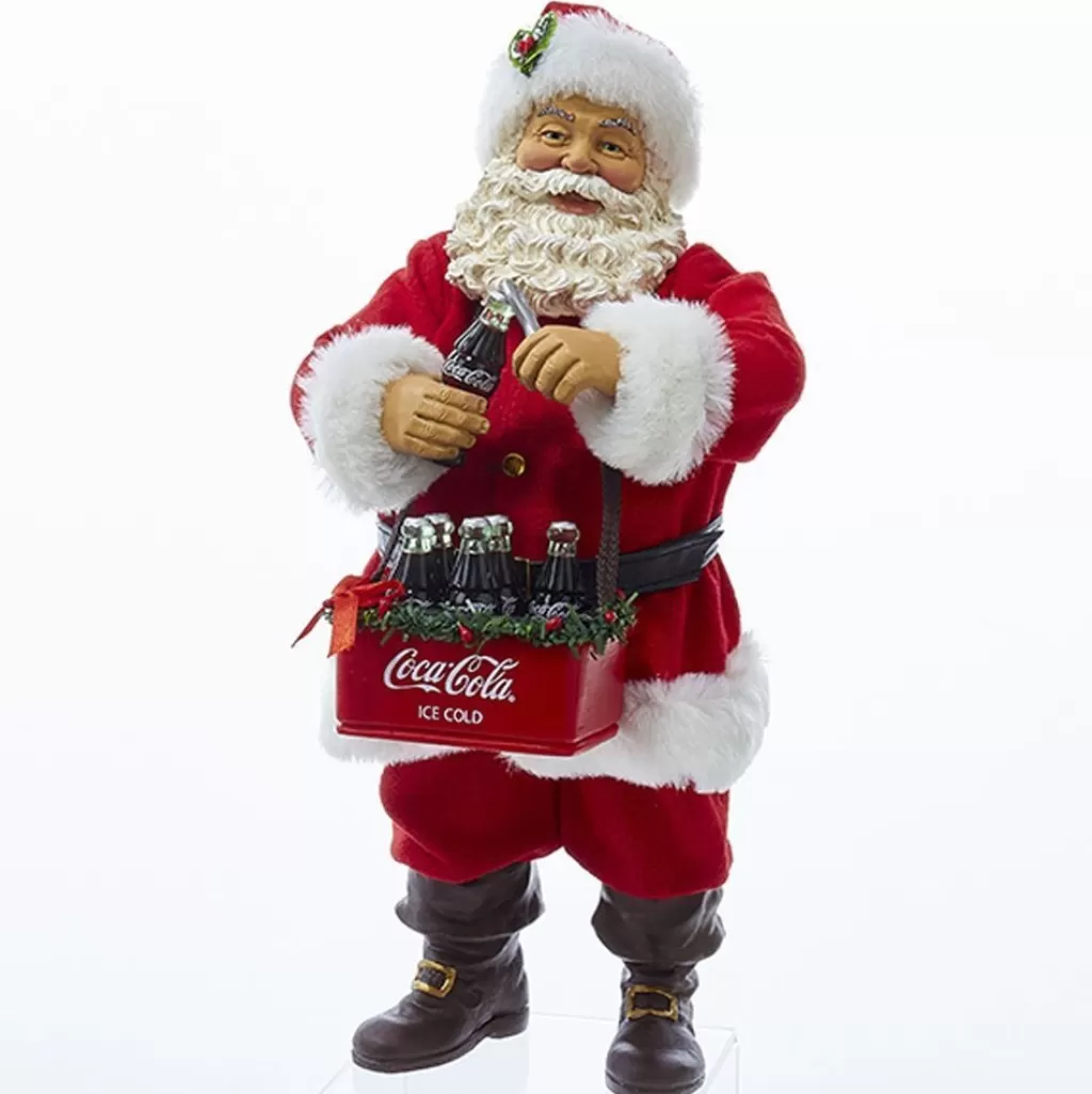 Kurt Adler Nyc Cc5161 Fabriche Santa Opening A Coca-Cola Fashion