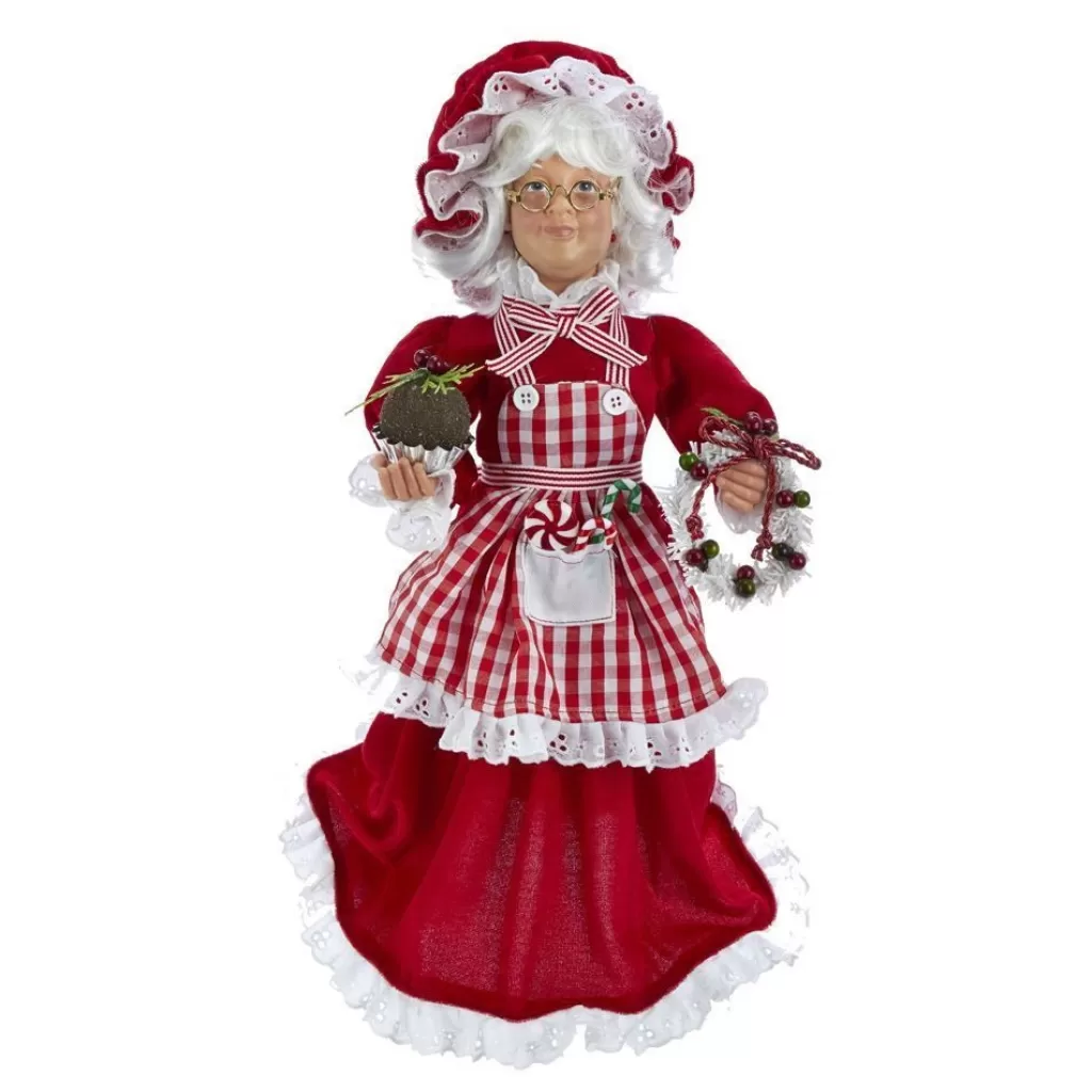 Kurt Adler Nyc Kk0067 Ksa Kringles Mrs. Claus With Apron Outlet