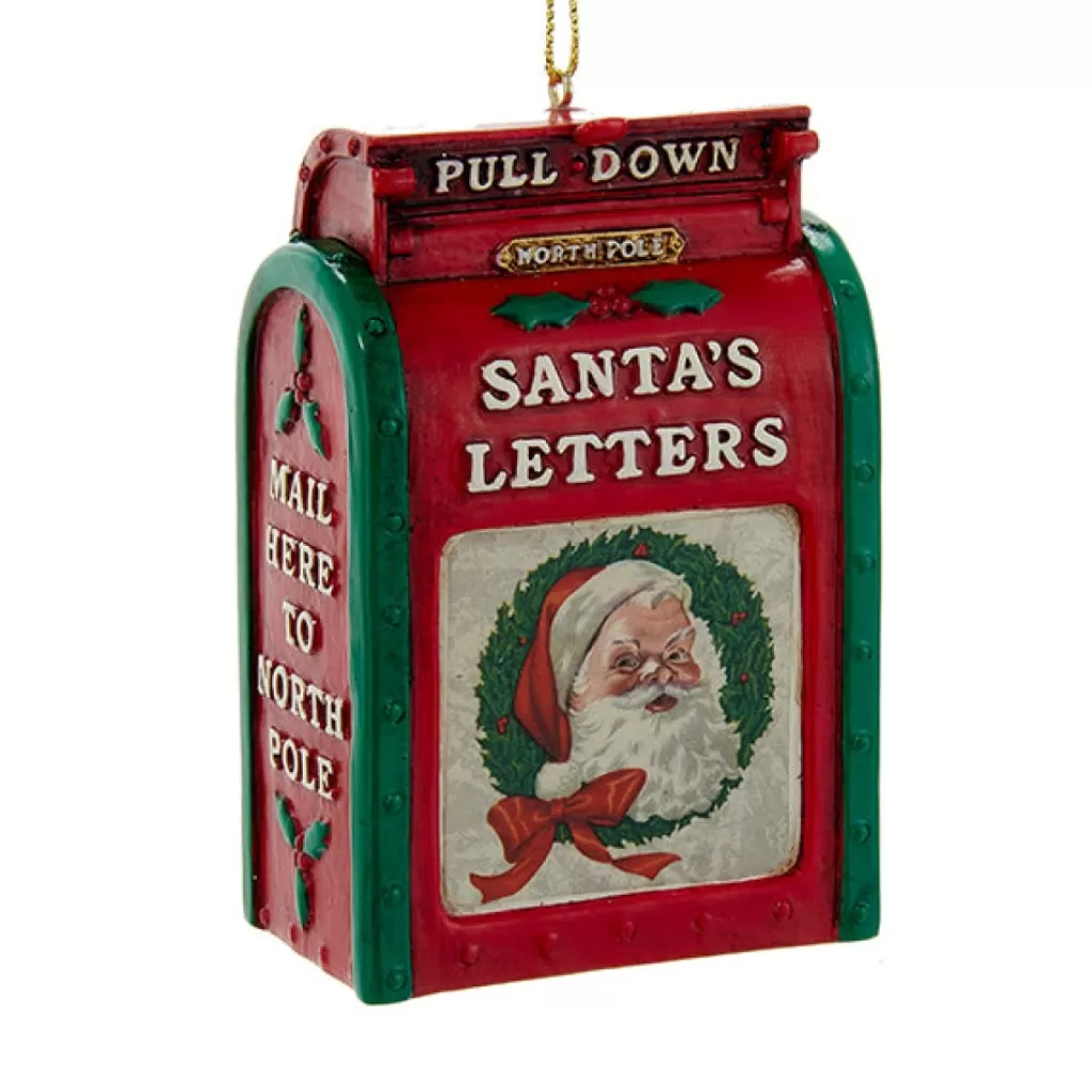 Kurt Adler Kurt S. Adler Nyc C6715 Vintage Santa's Mailbox Ornament Clearance