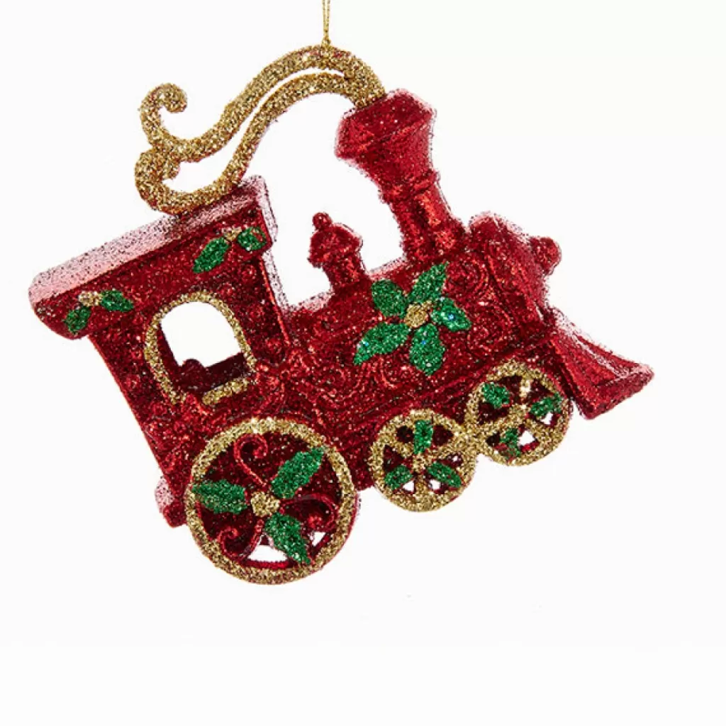 Kurt Adler Kurt S. Adler Nyc T2116 Red/Green/Gold Train Ornament Outlet