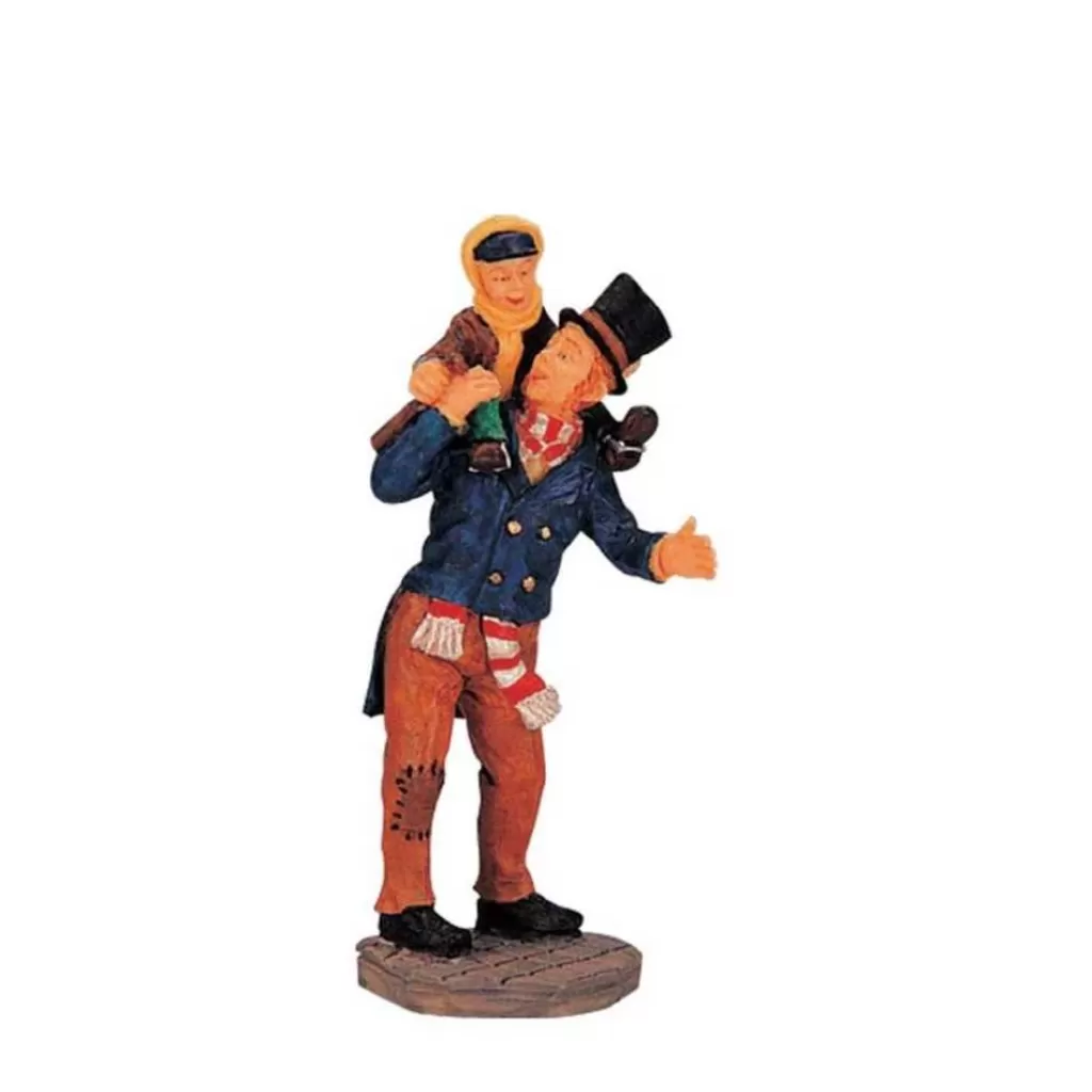 Lemax Bob Cratchit And Tiny Tim 02403 - Caddington Village New