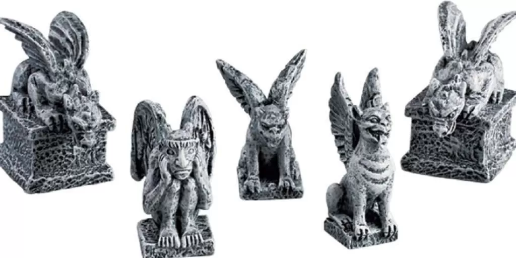 Lemax Gargoyles, Set Of 5 52124 Spooky Town Discount