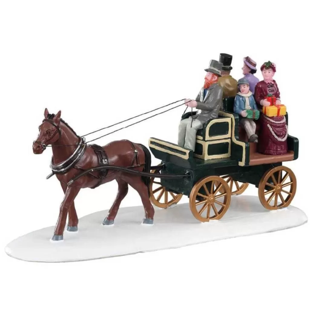 Lemax Jaunting Car 03516 - Caddington Village Fashion