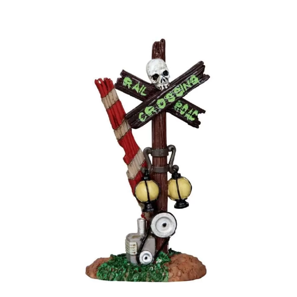 Lemax Rotten Railroad Crossing 24464 Spooky Town Sale