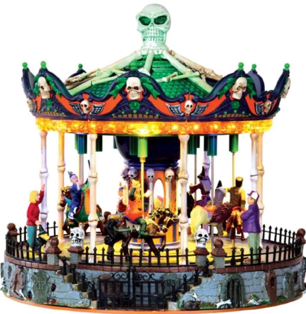 Lemax Scary-Go-Round, With 4.5V Adaptor 34605 Spooky Town Discount
