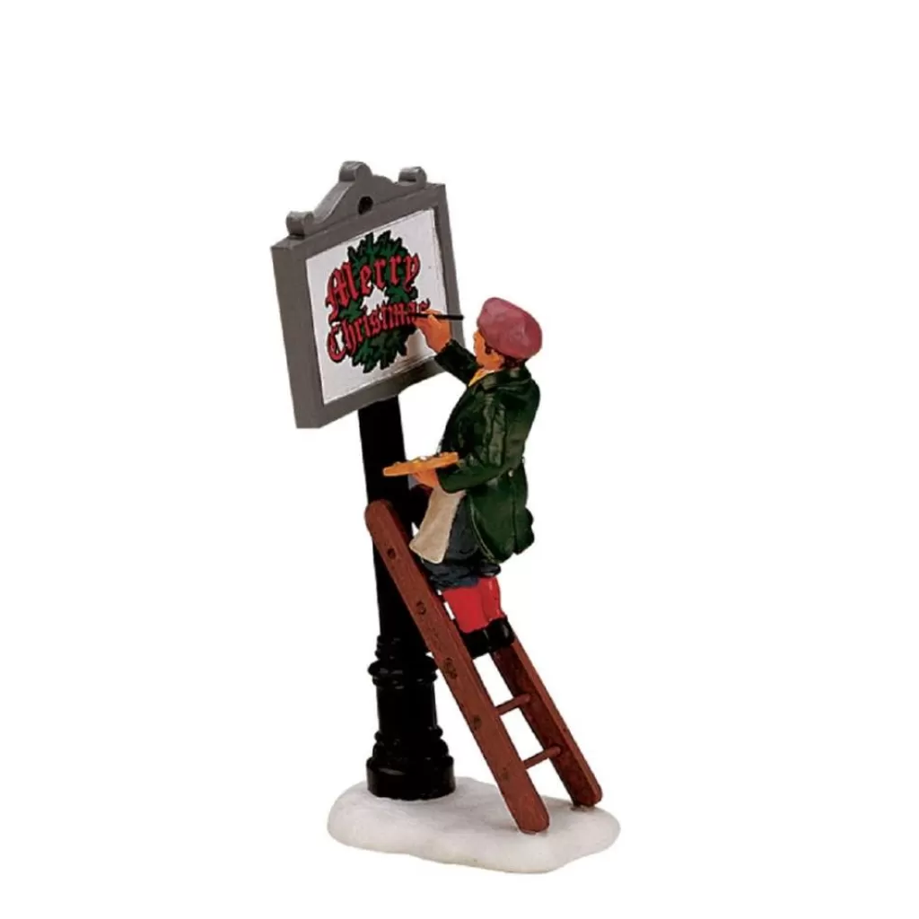 Lemax Sign Painter 12527 Figurines Discount