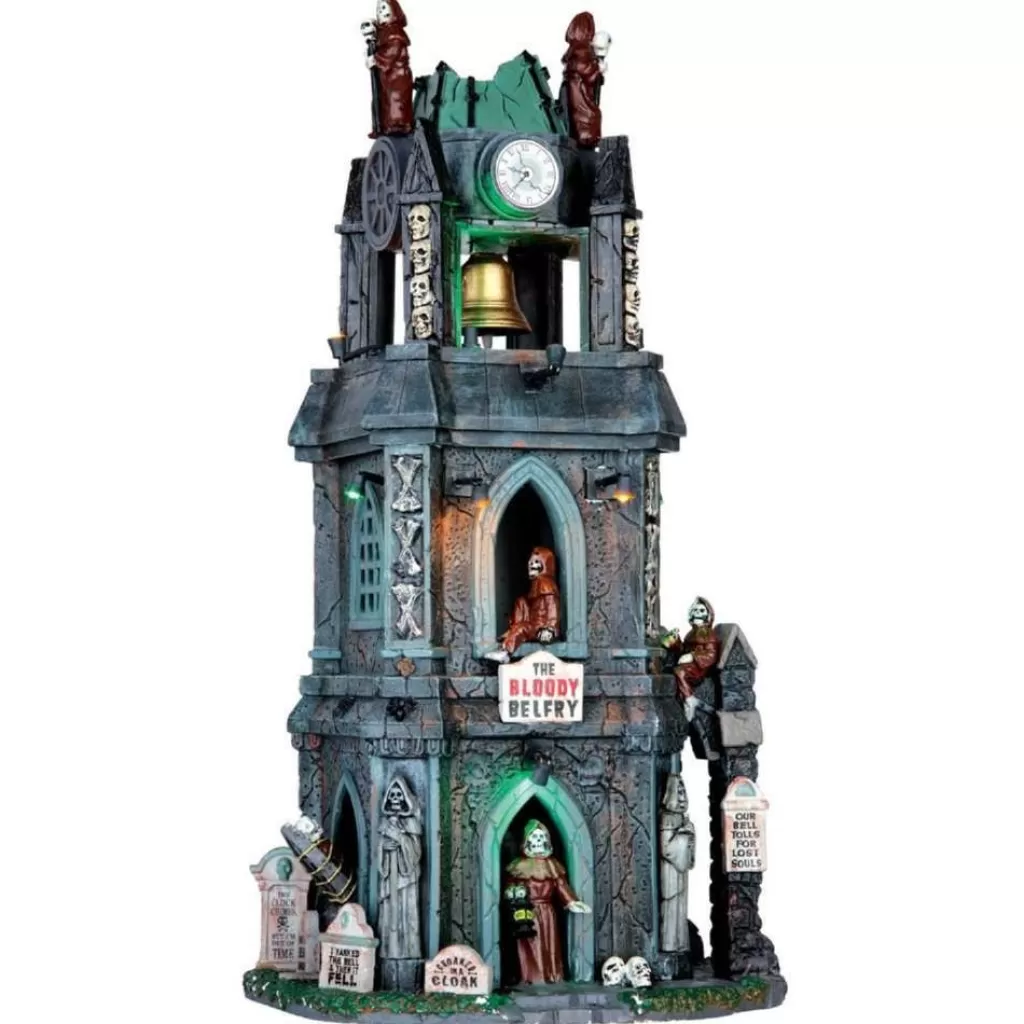 Lemax The Bloody Belfry, With 4.5V Adaptor 65121 Spooky Town Clearance