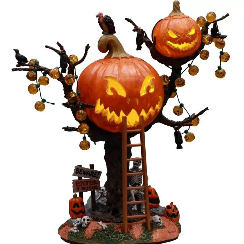 Lemax Village 2021 Pumpkin Tree House 14856 Discount