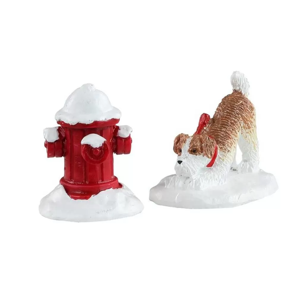 Lemax Village 2021 Snow Hydrant, Set Of 2 14860 Store