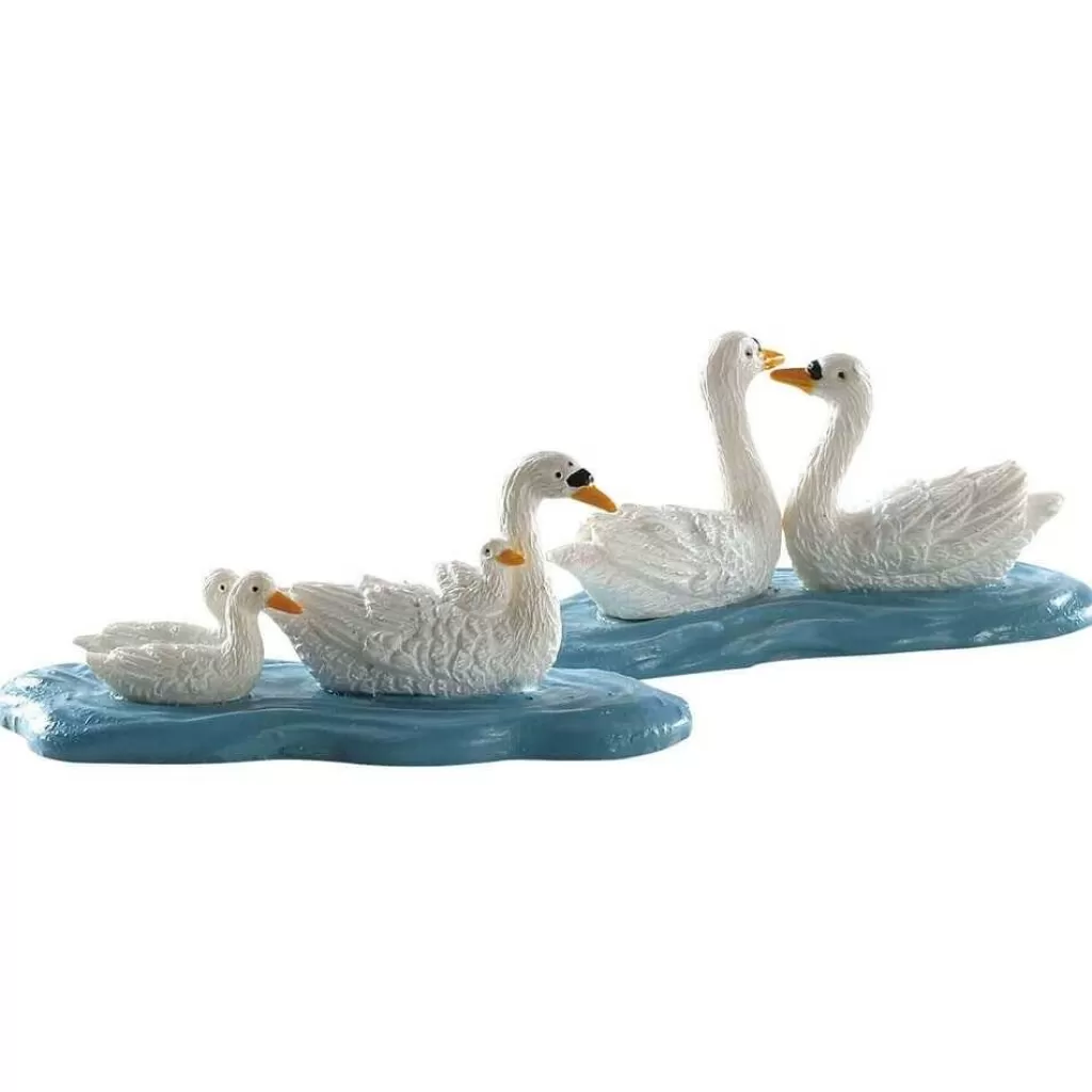 Lemax Village 2021 Swans, Set Of 2 82613 Best