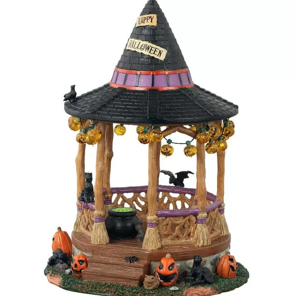 Lemax Village 2021 Witch Gazebo 13553 Best Sale