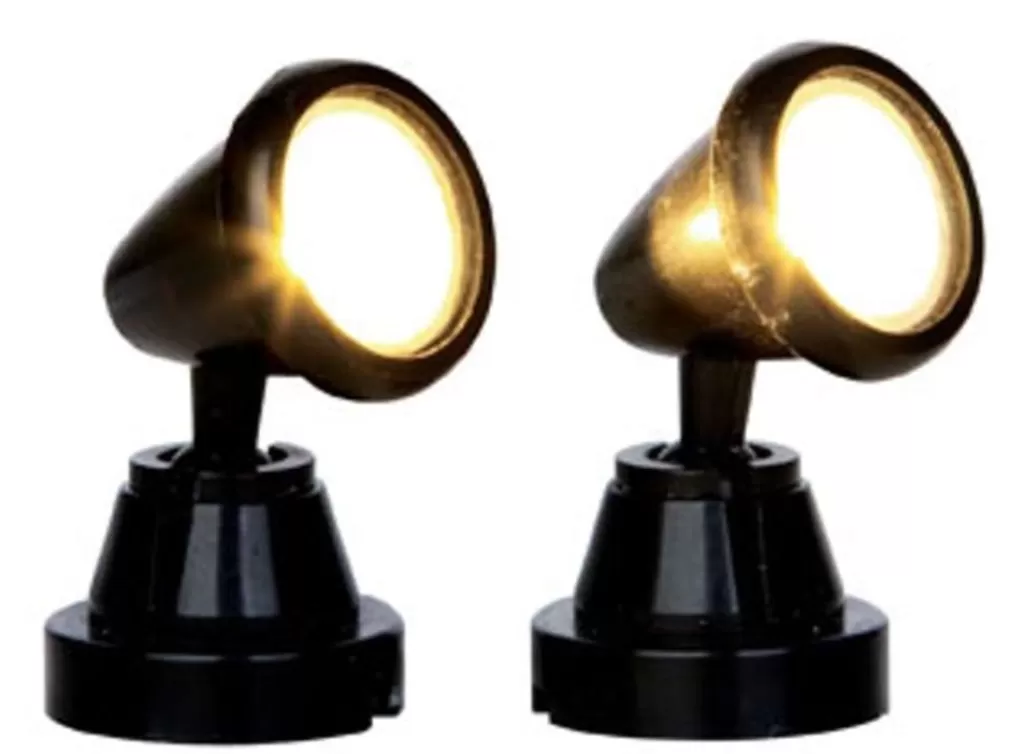 Lemax Village 44756 Round Spot Light, Set Of 2, B/O (4.5V) 44756 Online