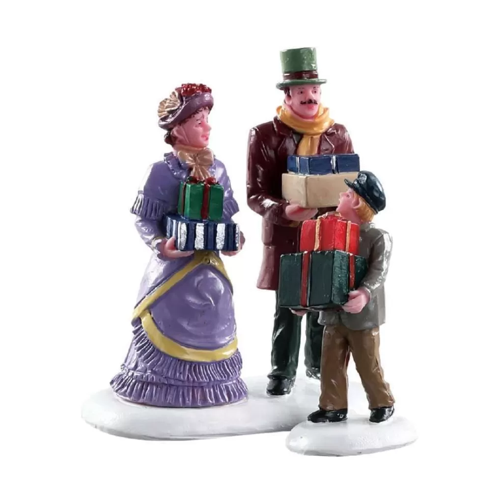 Lemax Walking Family Set Of 2 82605 Figurines Cheap