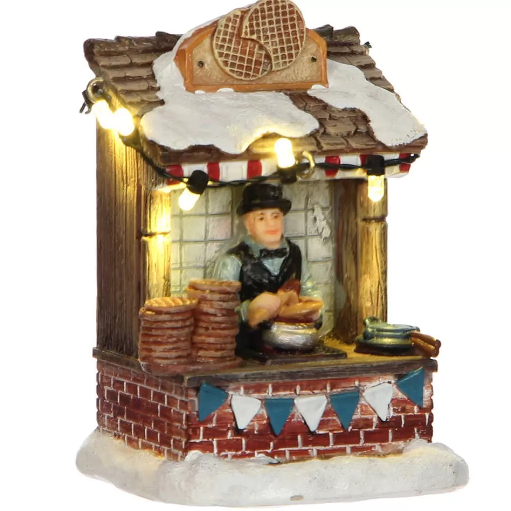 Luville Collectables Stroopwafel Market Battery Operated 1031291 Best Sale