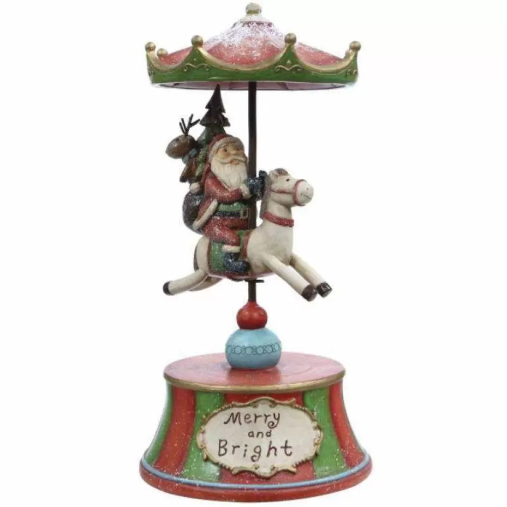 Mark Roberts Carousel With Santa 63-79722 Store