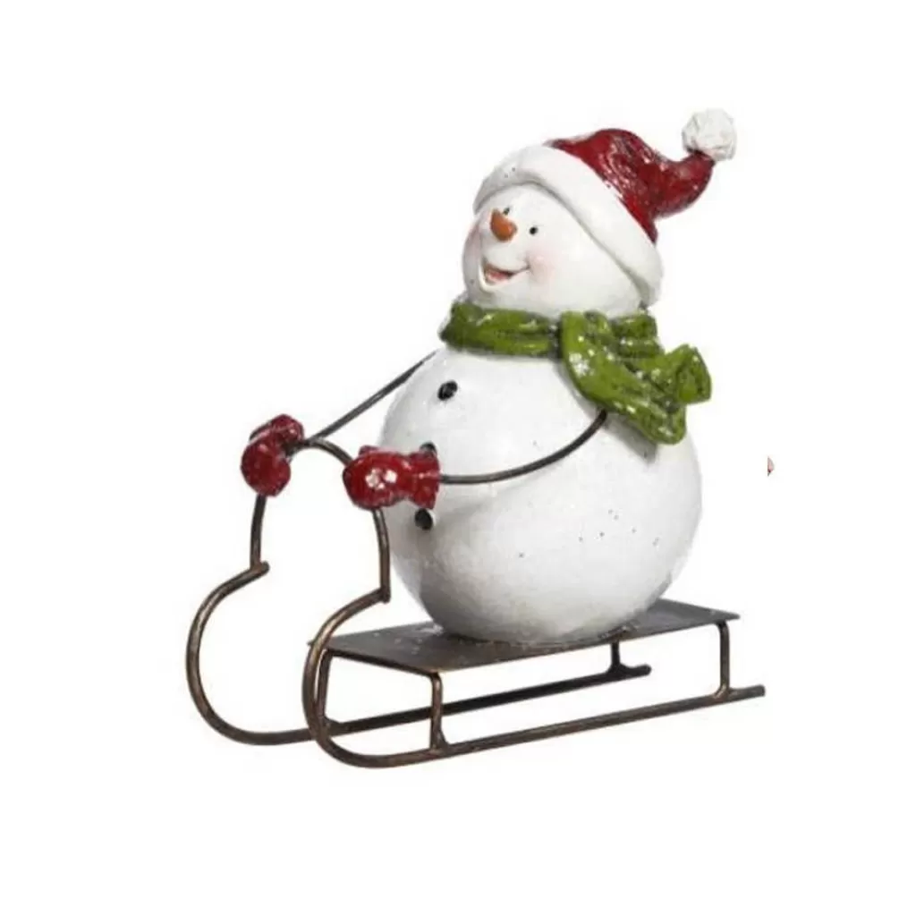 Mark Roberts Snowman Sledding 64-81364 Outlet