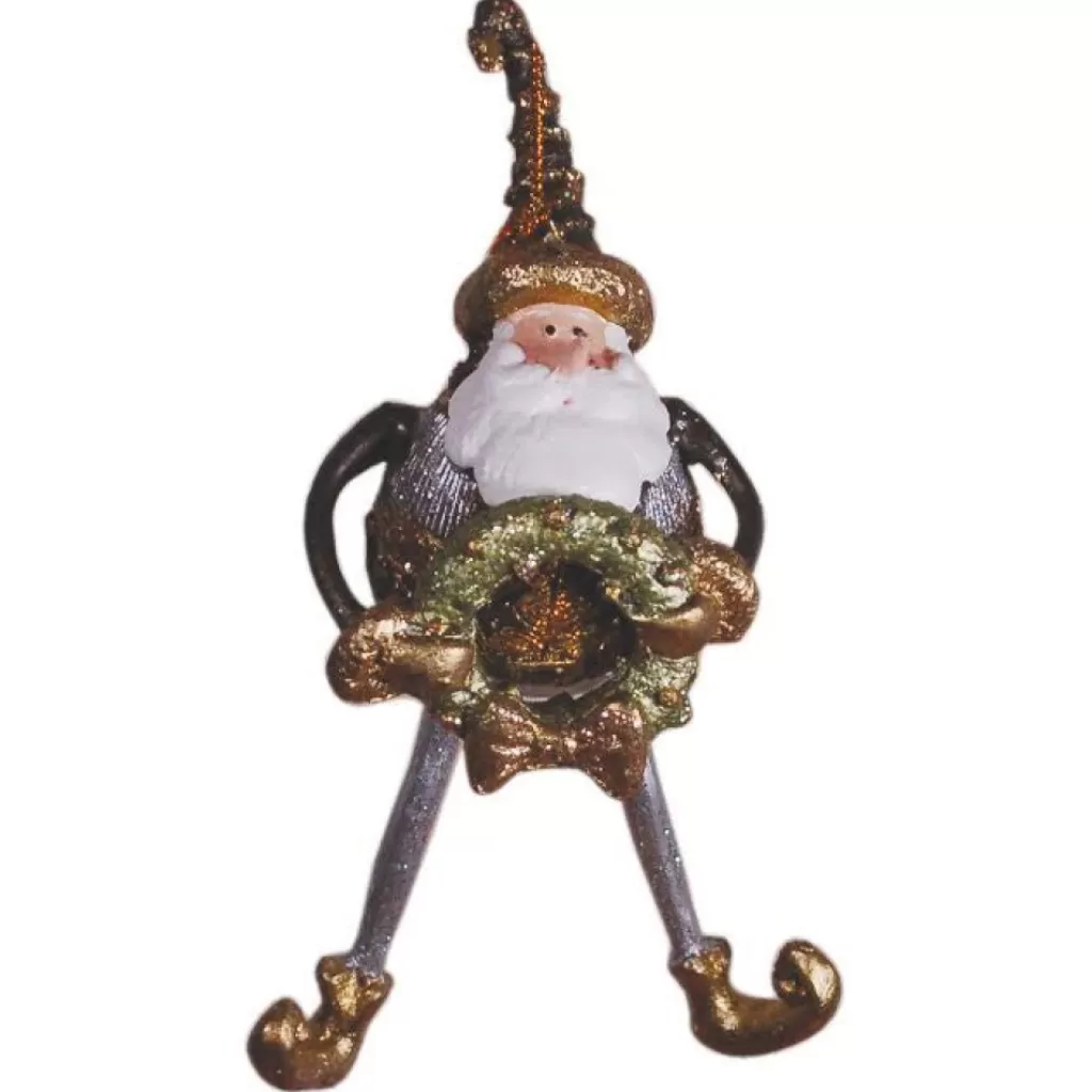 North Pole Silver Wizard With Wreath Best