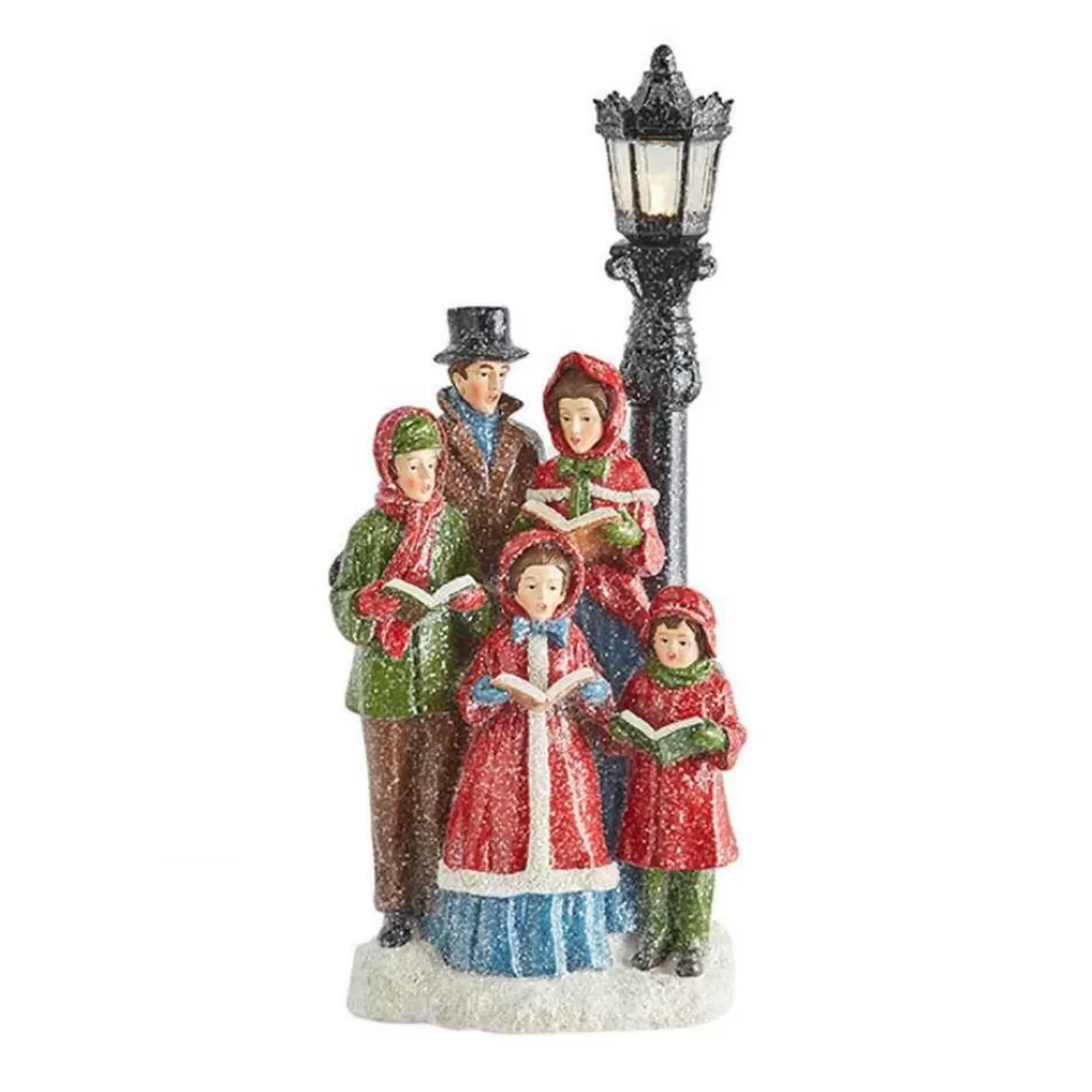 Raz Imports Carolers With Lighted Lamppost 4018206 Best