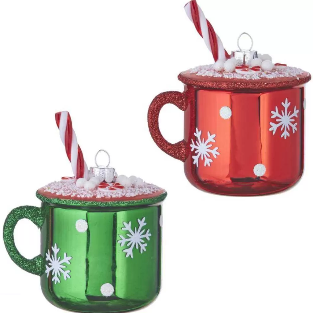 Raz Imports Hot Chocolate Mug Ornament 4052951 Sale