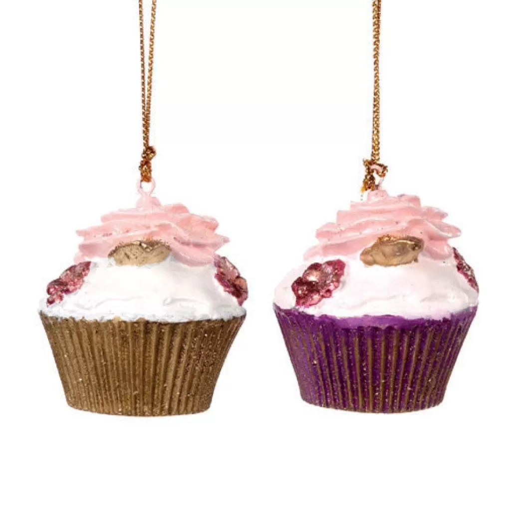 Goodwill Rose Cupcake Ornament 2 Assorted R 87242 Flash Sale
