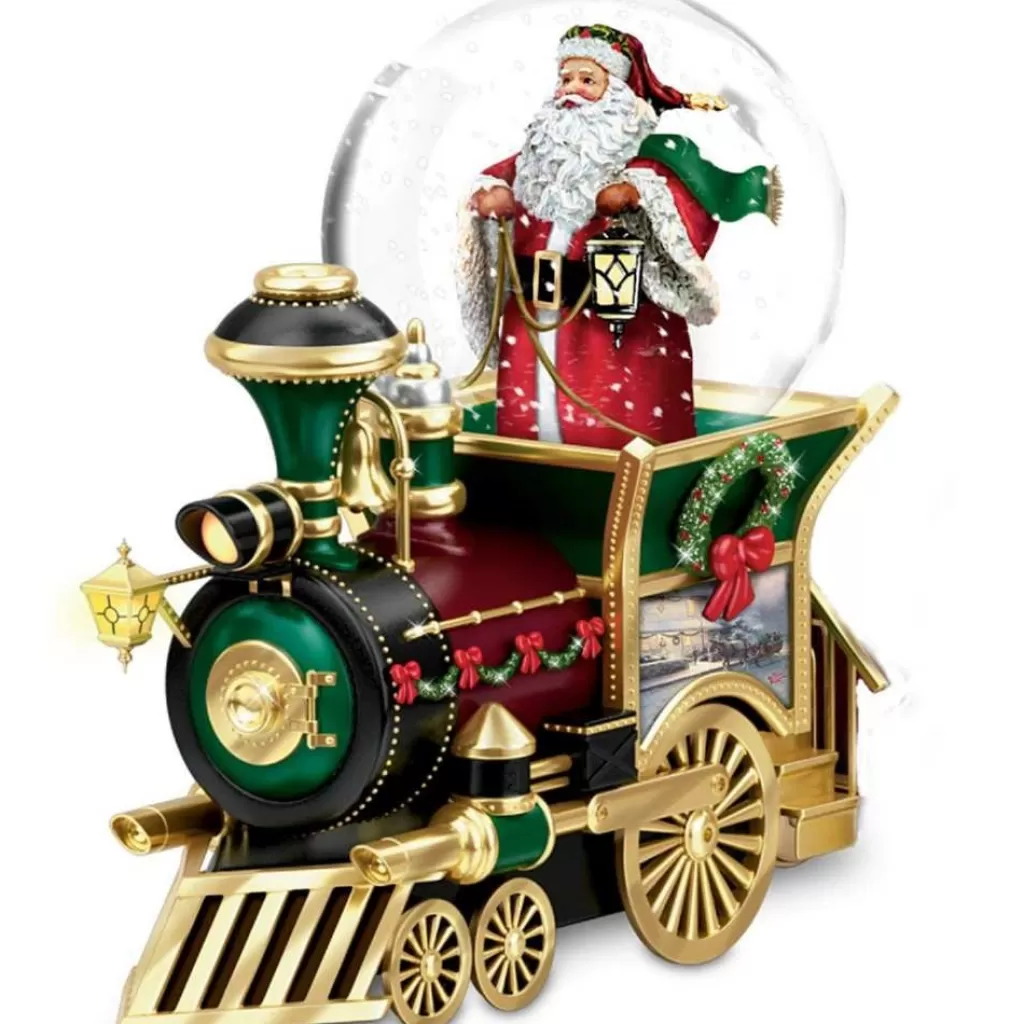 Thomas Kinkade Santa Claus Is Coming To Town Bradford Exchange 01-11631-001 Best Sale