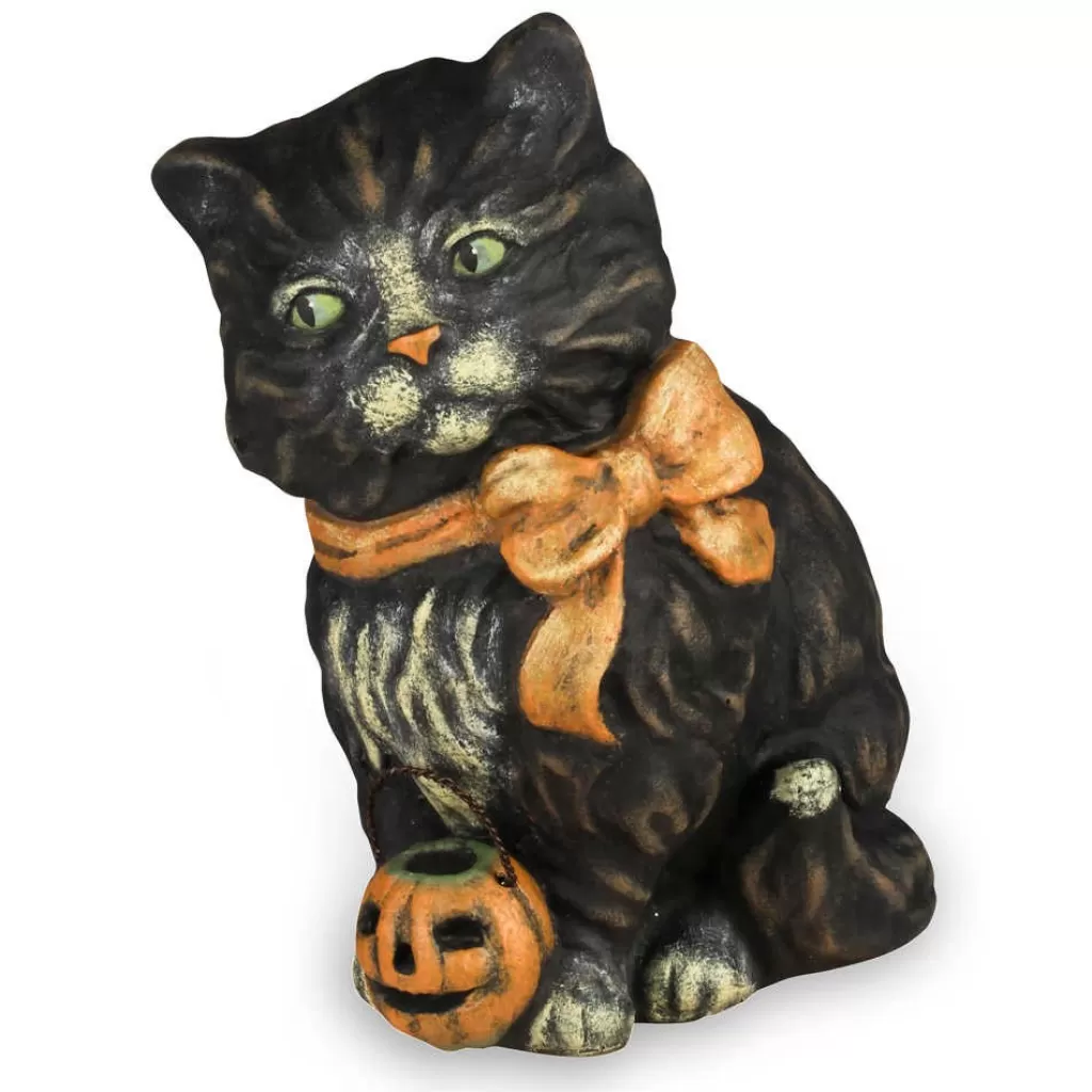 Bethany Lowe Vl7875 Halloween Cat With Jol Shop