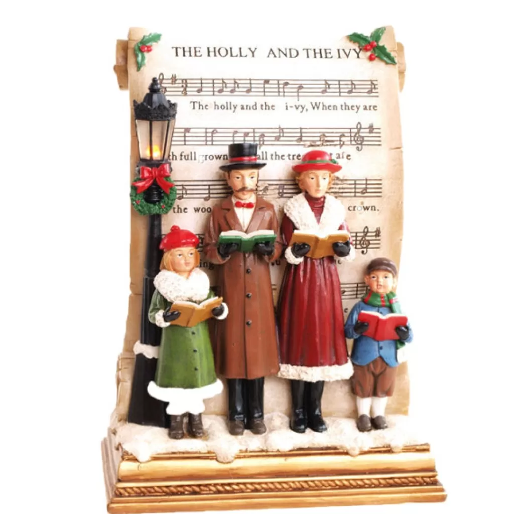 Willow Brooks Secret Christmas Choir Family W/Light Wb1174 Flash Sale